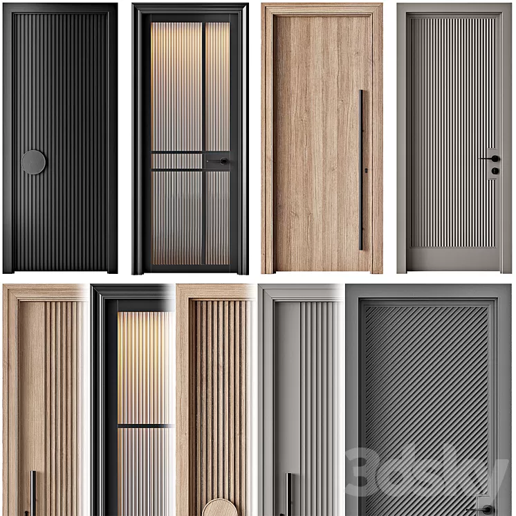 INTERIOR DOORS 012 3D Model Free Download
