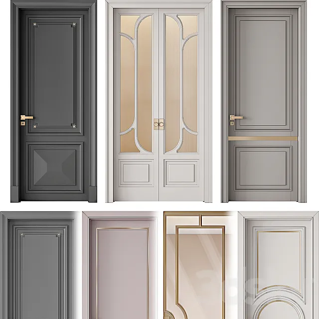 Interior Doors 026 3D Model