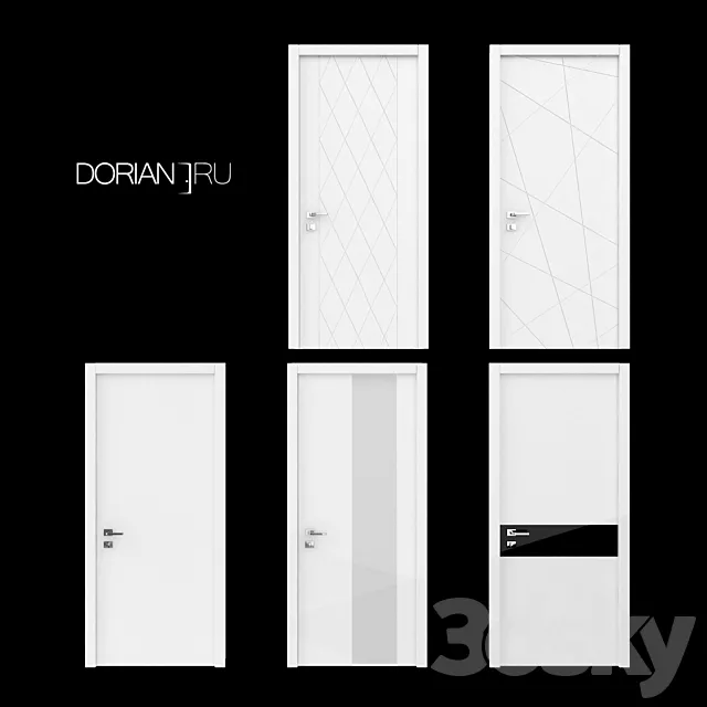 Interior doors Dorian Ivory 3DModel