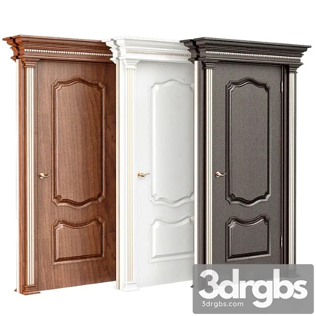 Interior doors №12 3D Model Download