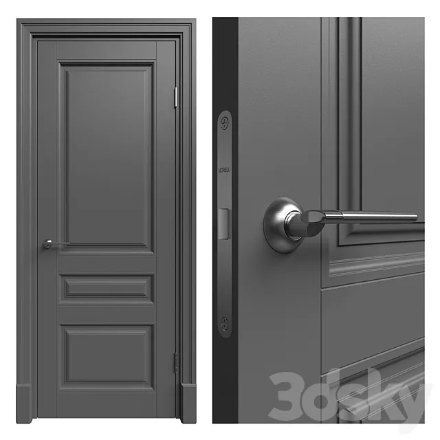 Interior doors Jaguar Zeus part # 4 3DModel