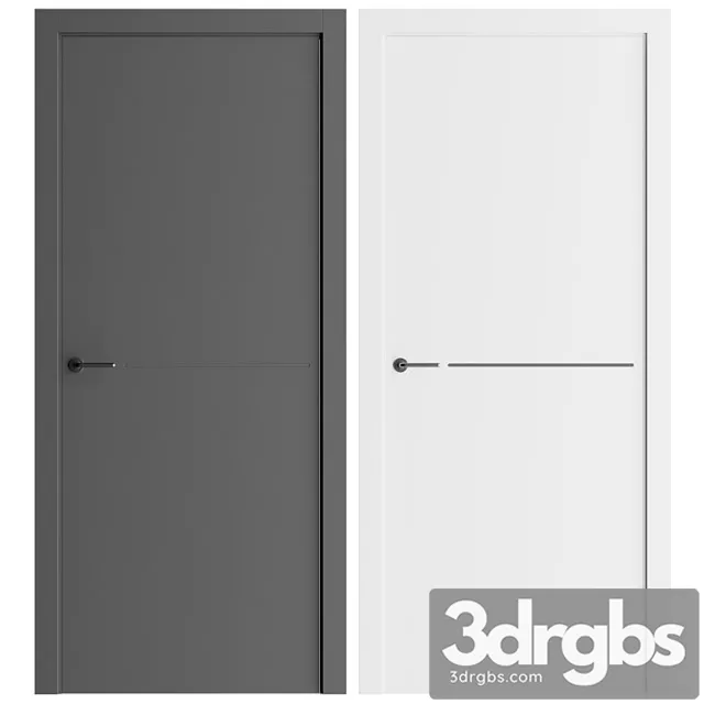 Interior Doors Paint 7 3D Model Download