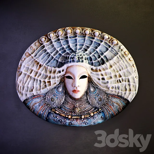 Interior mask “Inanna” 3D Model Interior mask “Inanna” 3D Model