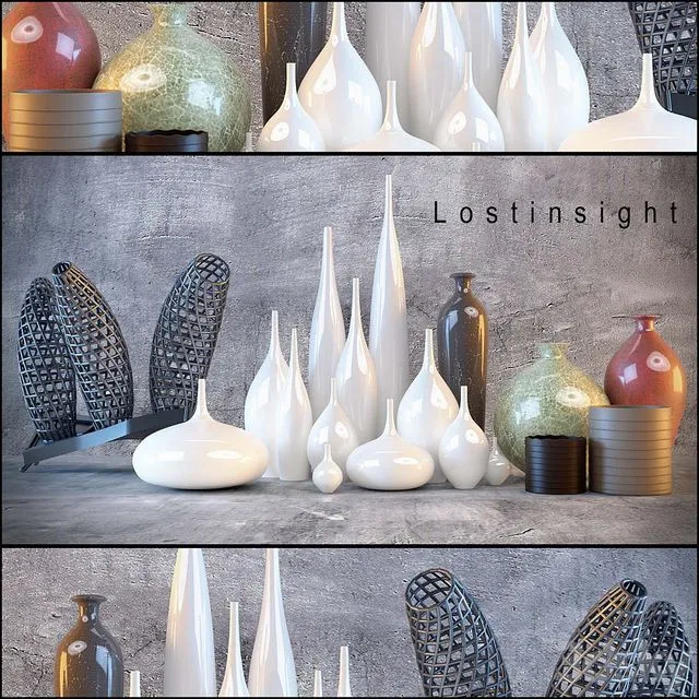 Interior Objects Batch-3 3D Model