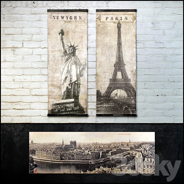 Interior panels Uttermost 3DModel Interior panels Uttermost 3DModel