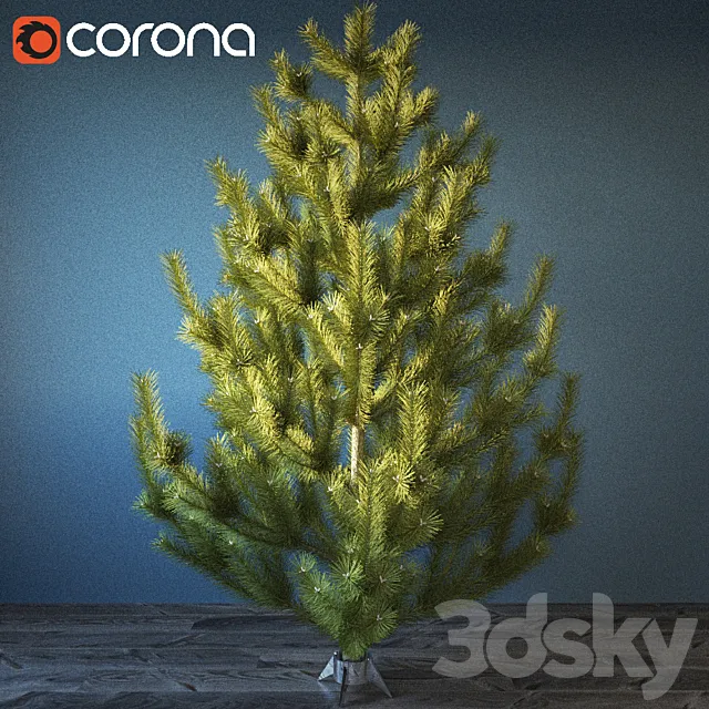 Interior pine 3D Model Interior pine 3D Model