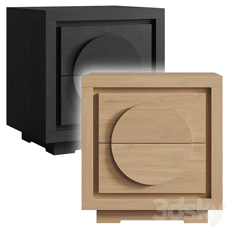 Interior Secrets Bonnie Bedside Table 3D Model Free Download