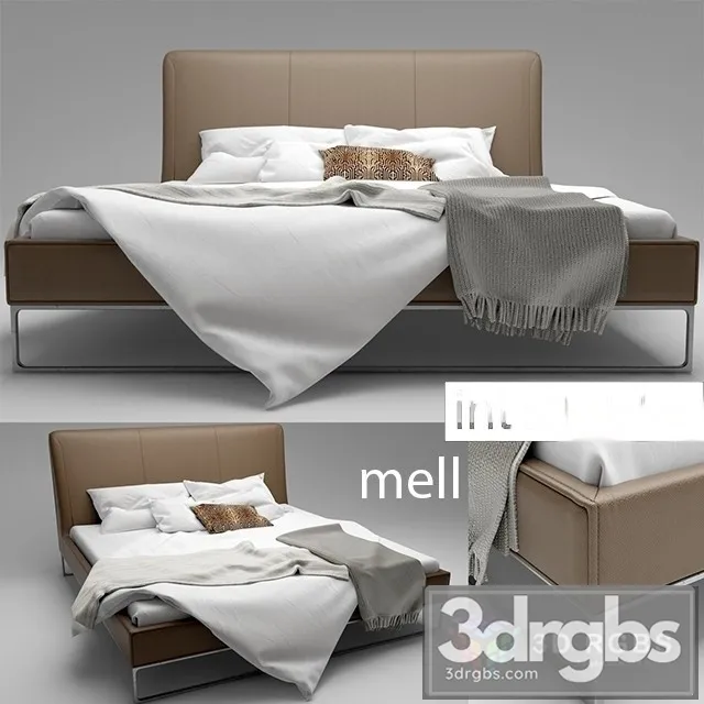 Interlubke Mell Bed 3D Model Download