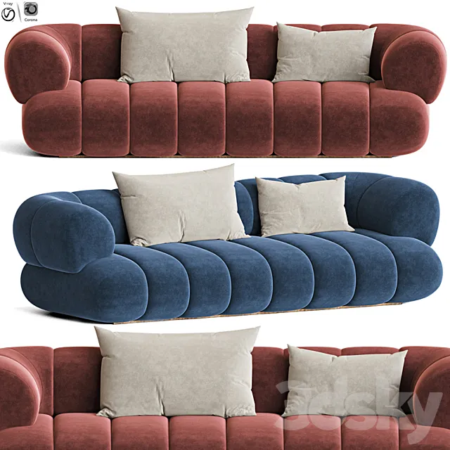 Intermede Sofa Roche Bobois 3DModel Intermede Sofa Roche Bobois 3DModel