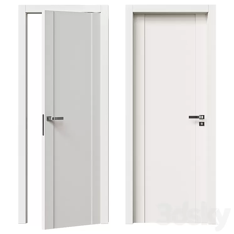 Interroom door ProfilDoors Series U model 20U 3D Model Free Download