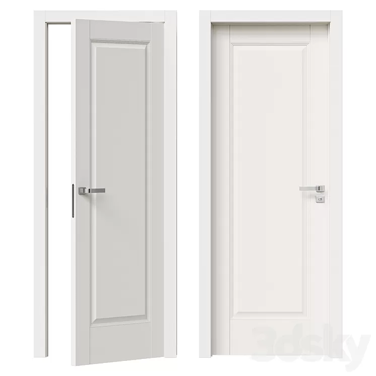 Interroom door ProfilDoors Series U model 64U 3D Model Free Download