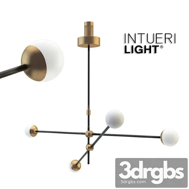 Intueri light si-4 chandelier 3D Model Download