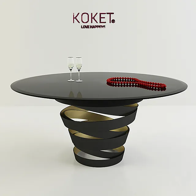 INTUITION DINING TABLE 3D Model INTUITION DINING TABLE 3D Model