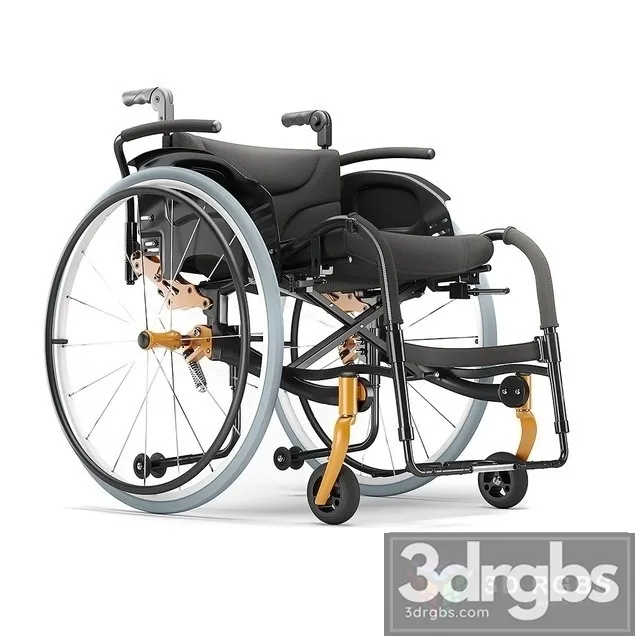 Invalid Wheelchair Ortonica S3000 3D Model Download
