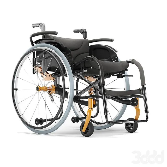 Invalid wheelchair. Wheelchair Ortonica S3000 3D Model