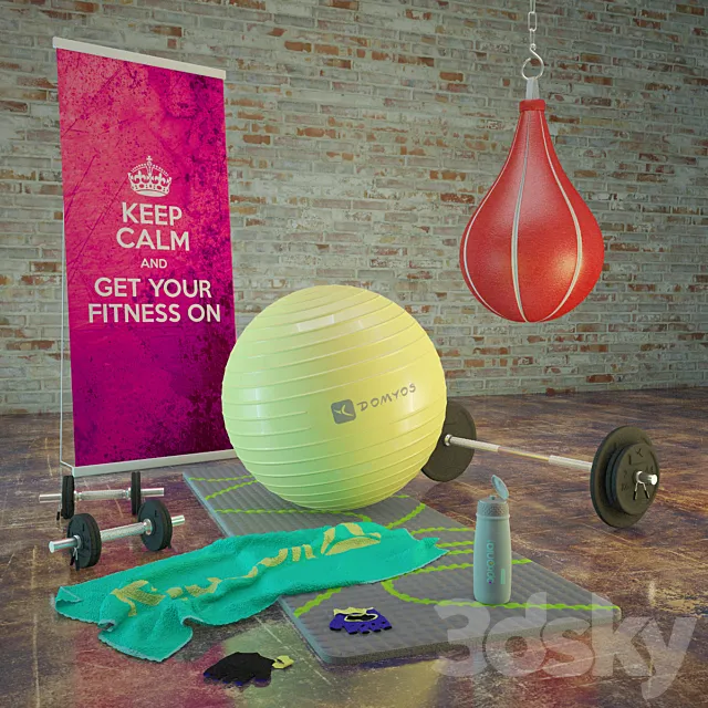 Inventory for Fitness 3DModel