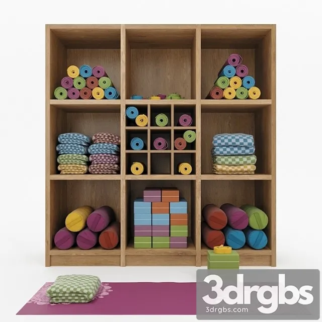 Inventory for the yoga room 3D Model Download