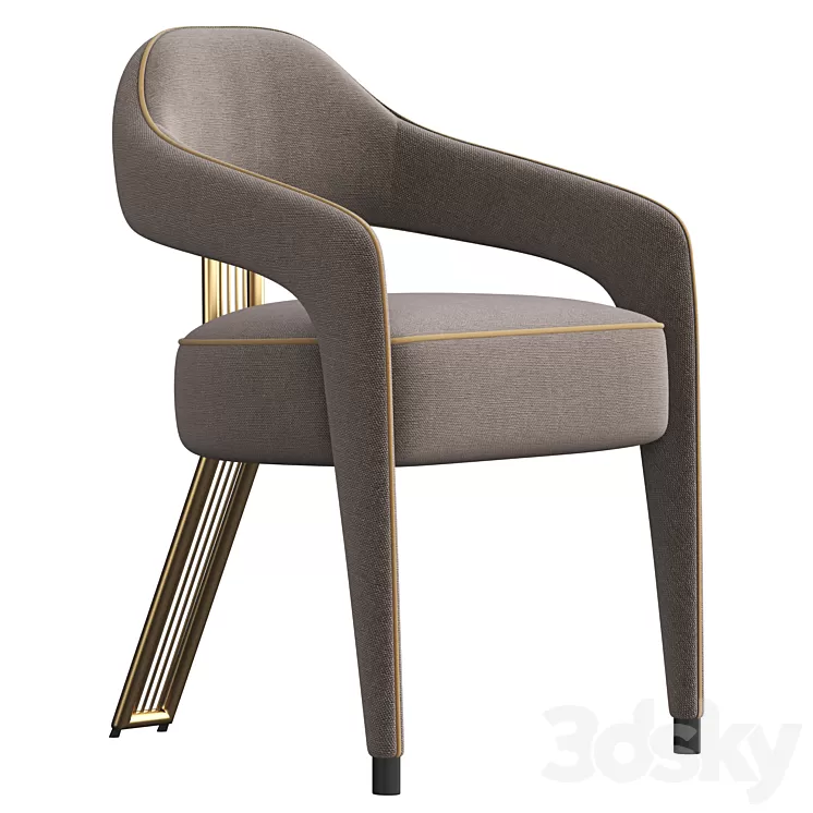 Invicta Dining Chair 3D Model Free Download