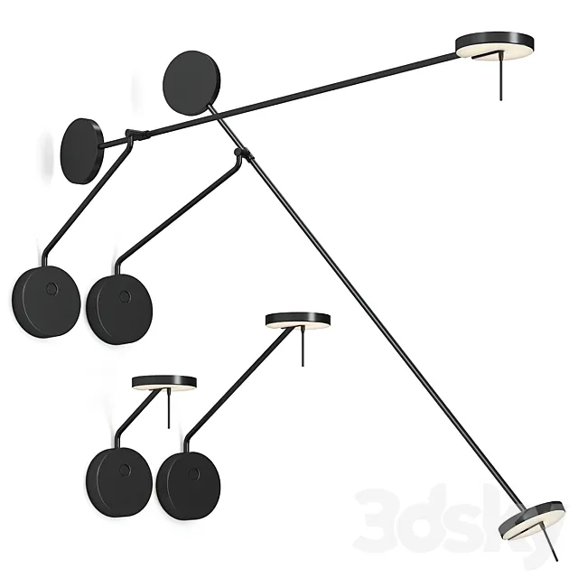 Invisible LedsC4 Wall Lamp 3D Model Invisible LedsC4 Wall Lamp 3D Model