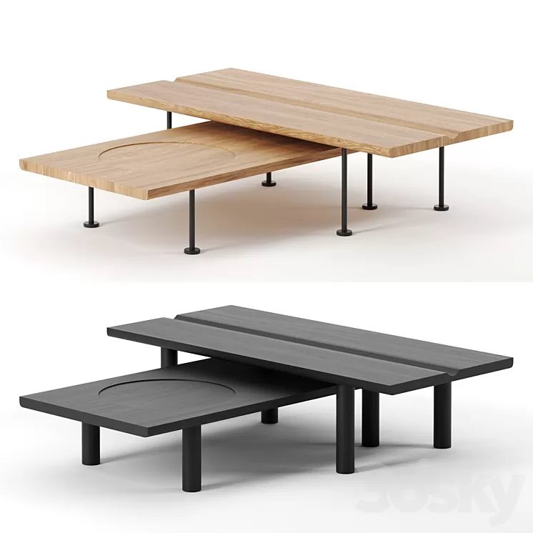 IO coffee tables by Tolv 3D Model IO coffee tables by Tolv 3D Model