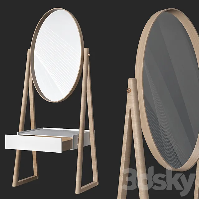 Iona Cheval Mirror 3D Model Iona Cheval Mirror 3D Model