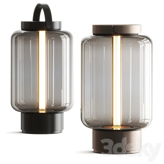 IP44.de Qu Portable Lamp 3D Model IP44.de Qu Portable Lamp 3D Model