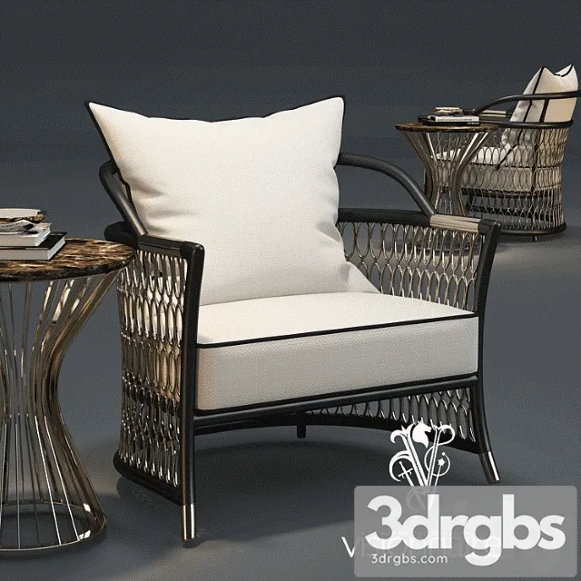 Ipc cavalli Solstice table Nella vetrina Dehors Visionnaire 3D Model Download