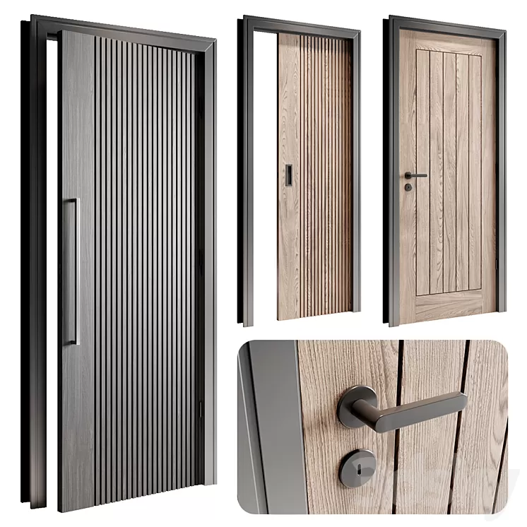 Ipddoors Set 3D Model