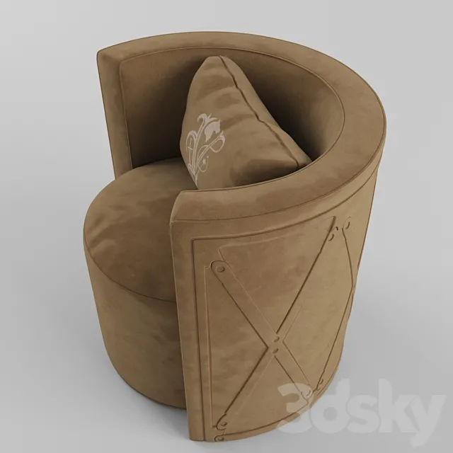Ipe Cavalli Visionnaire Kingsley Armchair 3D Model Ipe Cavalli Visionnaire Kingsley Armchair 3D Model