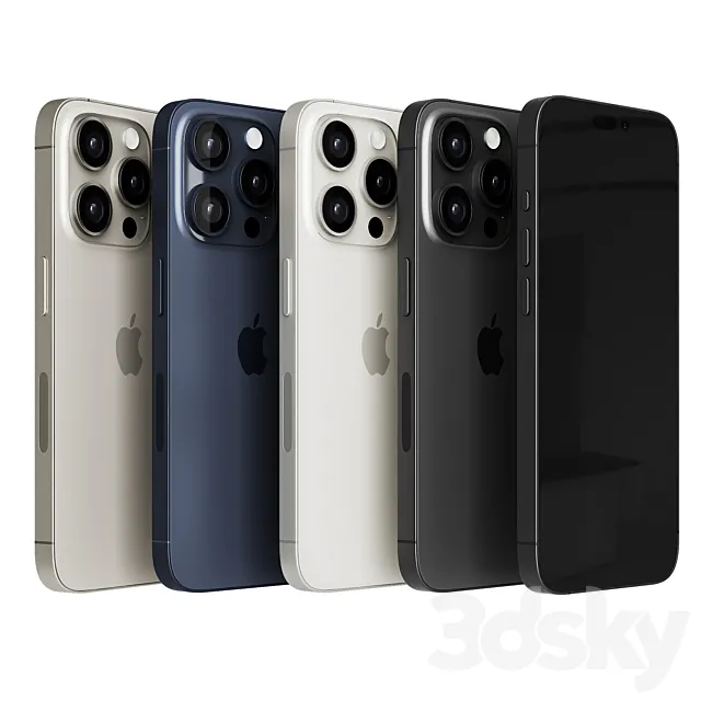 iPhone 15 Pro MAX 3D Model