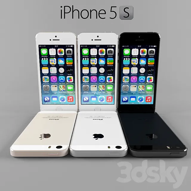 iPhone 5s 3D Model