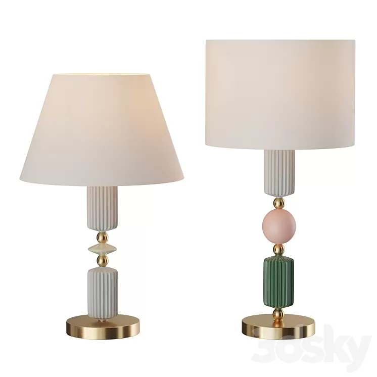 Iris Candy table lamp 3D Model Iris Candy table lamp 3D Model
