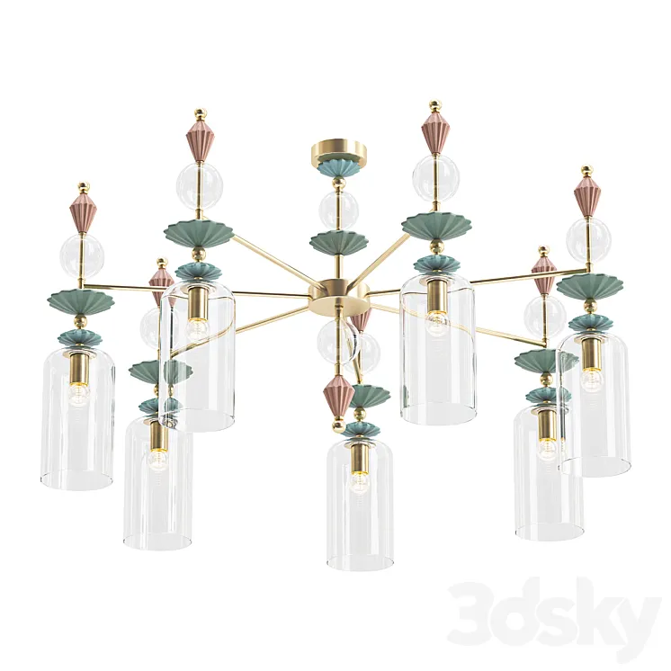 Iris glass 3D Model Free Download