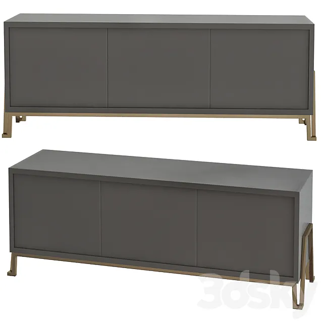 Iron Eye Media Cabinet 3D Model Iron Eye Media Cabinet 3D Model