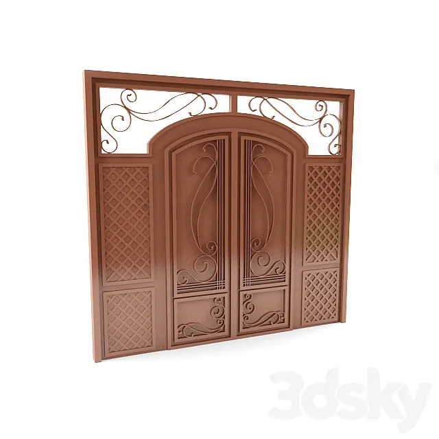 Iron gate 3D Model Iron gate 3D Model