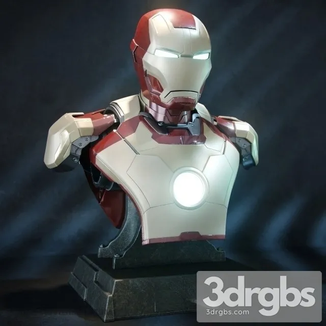 Iron Man Scratched 3D Model Download