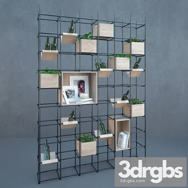 Iron Shelf For Kitchen 3D Model Download Iron Shelf For Kitchen 3D Model Download