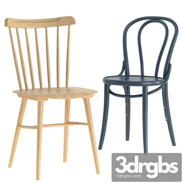 Ironica Chair And 18 Chair By Ton 3D Model Download Ironica Chair And 18 Chair By Ton 3D Model Download