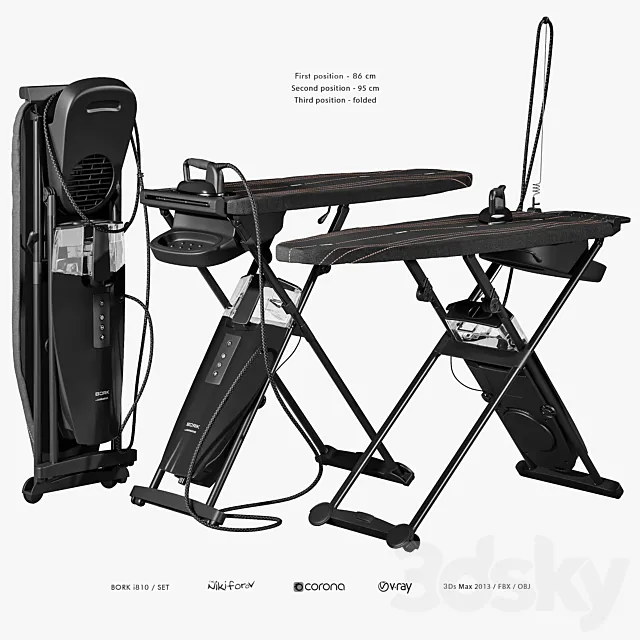 Ironing system Bork i810 _ Set 3DModel
