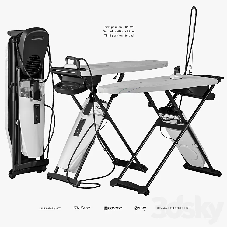 Ironing system LauraStar Smart / Set 3D Model