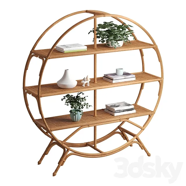 Irving Bookcase 3D Model