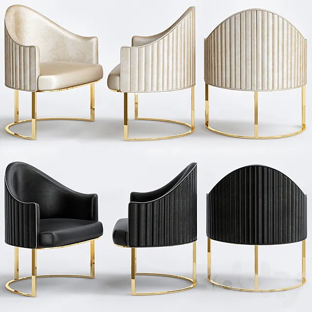 Isabel Dining Armchair 3D Model