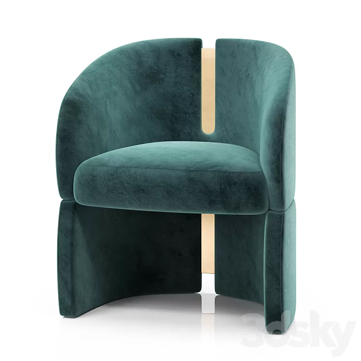 Isadora Dining Chair 3D Model Isadora Dining Chair 3D Model