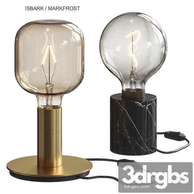 Isbark Markfrost Table Lamp Ikea 3D Model Download