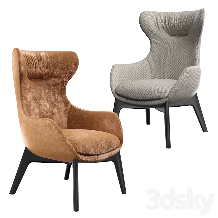 Iseo Nicoline chair 3D Model