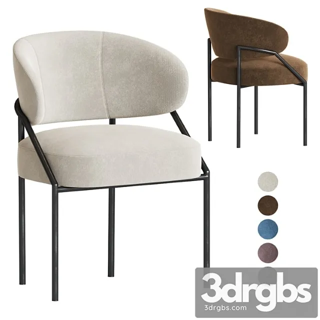 Isetta Dining Chair Meridiani 3D Model Download Isetta Dining Chair Meridiani 3D Model Download