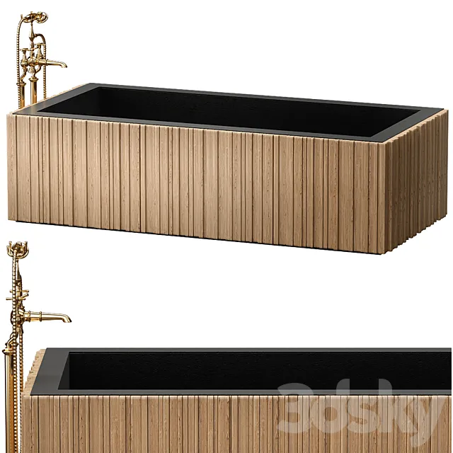 ISHIBURO Vasca da bagno By SALVATORI 3D Model