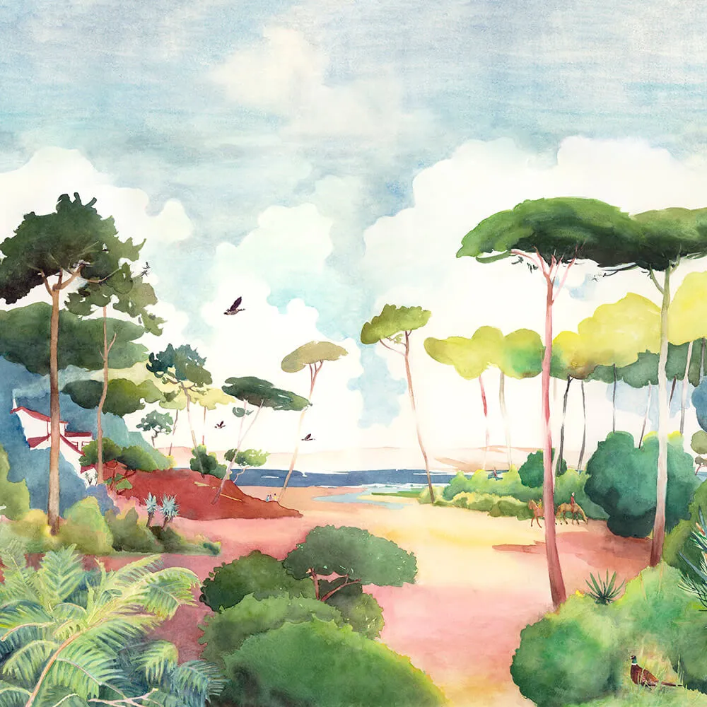 Isidore Leroy – Wallpaper Foret 3D Model