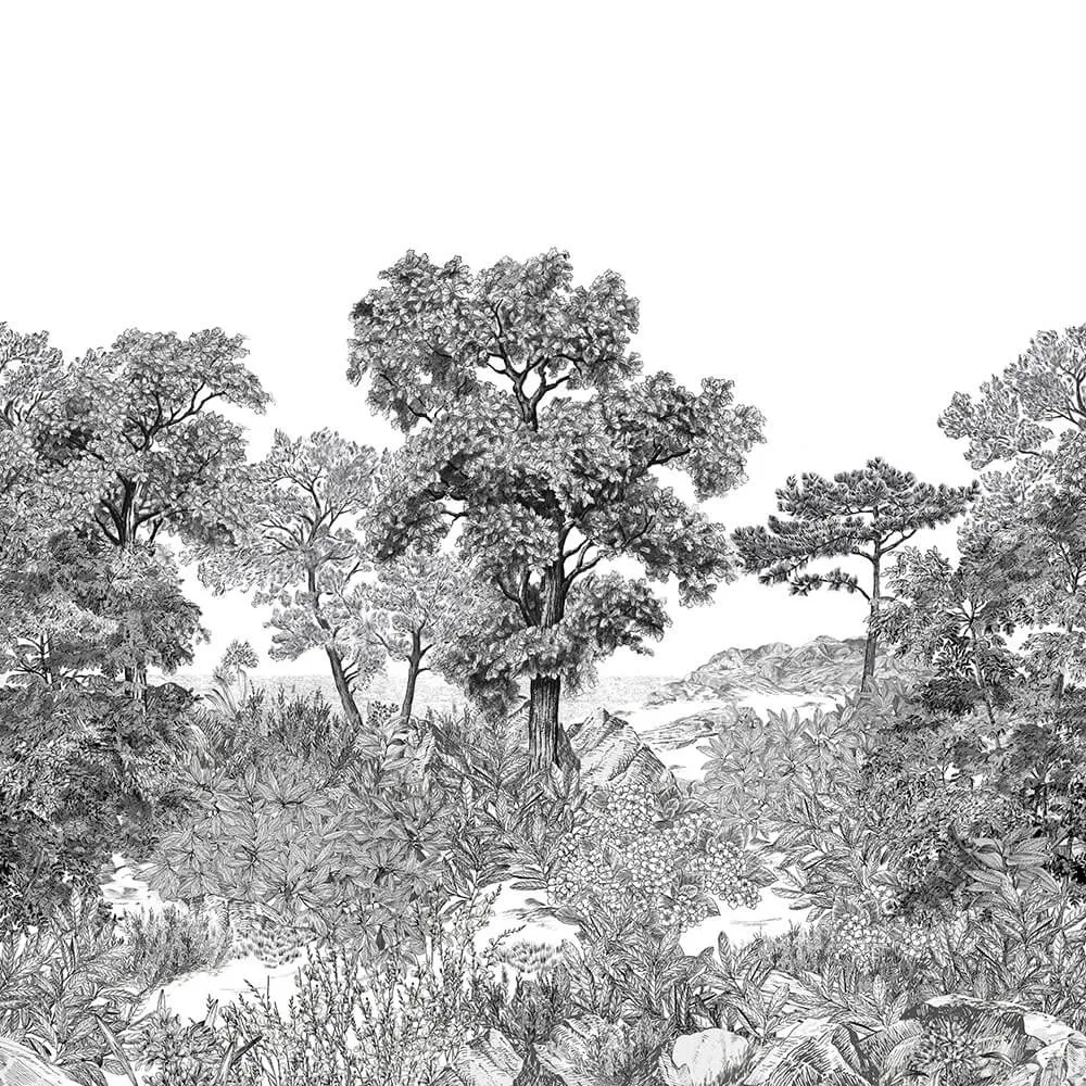 Isidore Leroy – Wallpaper Foret de Bretahne 3D Model