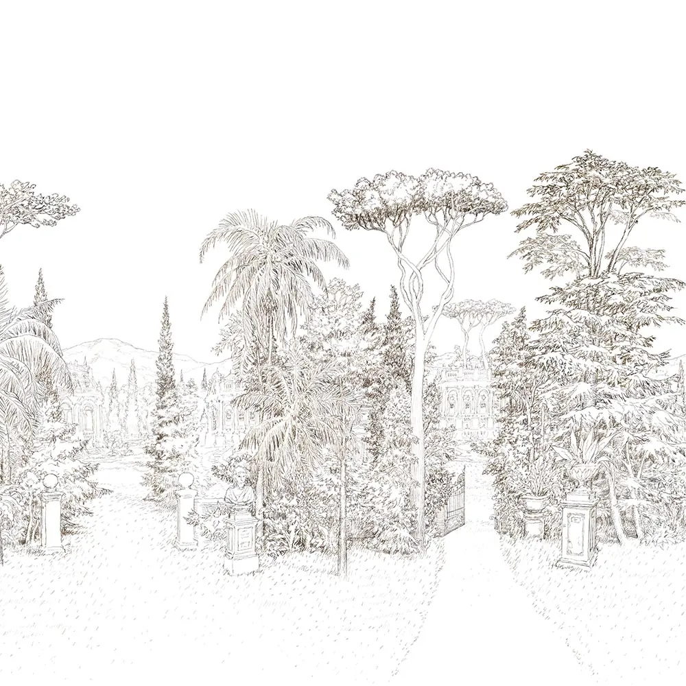 Isidore Leroy – Wallpaper Jardin Baroque 3D Model